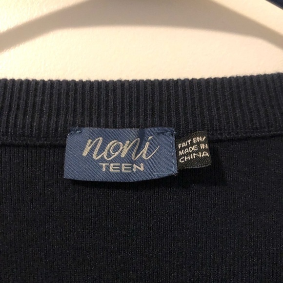 BLUE Striped Faux Fur Vest Size ST - Picture 5 of 6